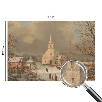 Carta da parati cameretta Paesaggio invernale