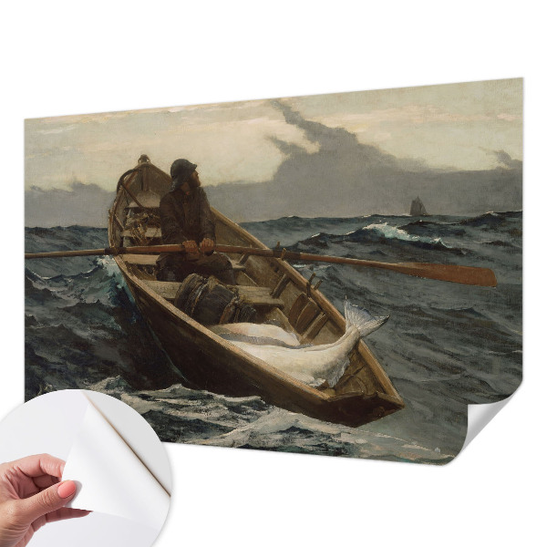 Carta da parati per cameretta Pescatore in mare