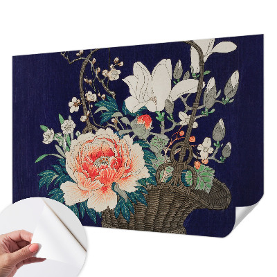 Fotomurale adesivo Cesto di fiori