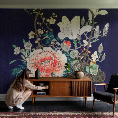 Fotomurale adesivo Cesto di fiori