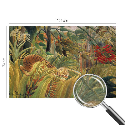 Fotomurale effetto 3D Tigre esotica