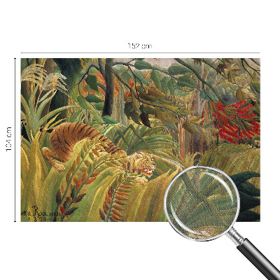 Fotomurale effetto 3D Tigre esotica