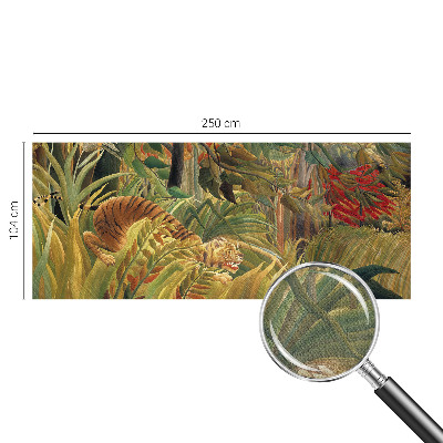 Fotomurale effetto 3D Tigre esotica