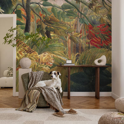 Fotomurale effetto 3D Tigre esotica