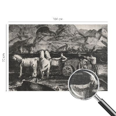 Carta da parati cameretta Scena di villaggio