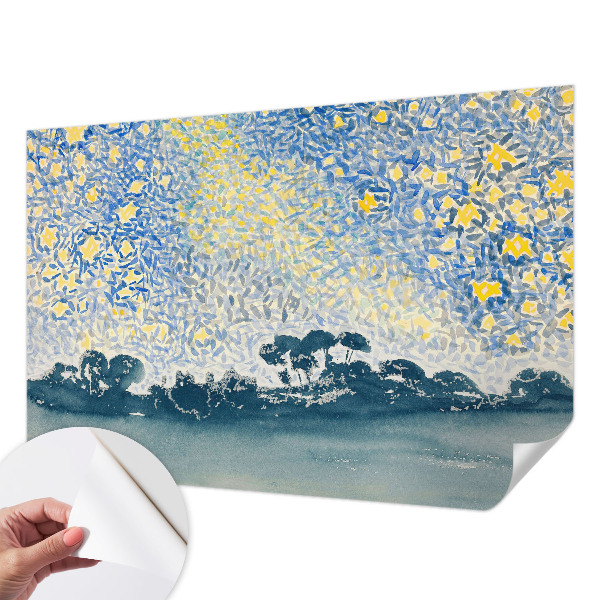 Carta da parati per cameretta Astrazione stellare