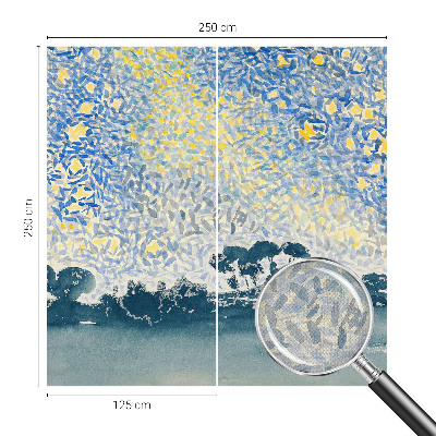 Carta da parati per cameretta Astrazione stellare