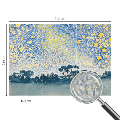 Carta da parati per cameretta Astrazione stellare