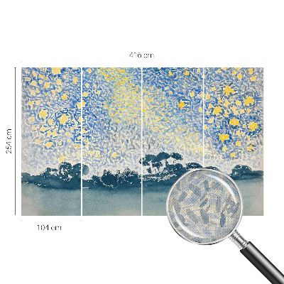 Carta da parati per cameretta Astrazione stellare