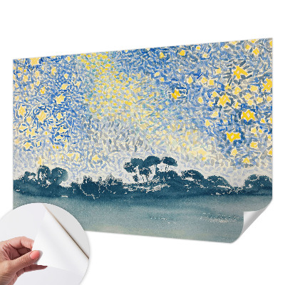 Carta da parati per cameretta Astrazione stellare