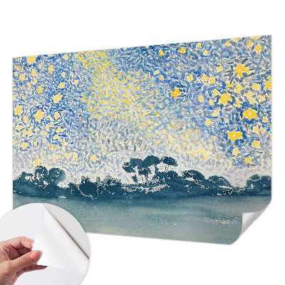 Carta da parati per cameretta Astrazione stellare