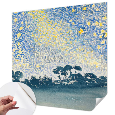 Carta da parati per cameretta Astrazione stellare