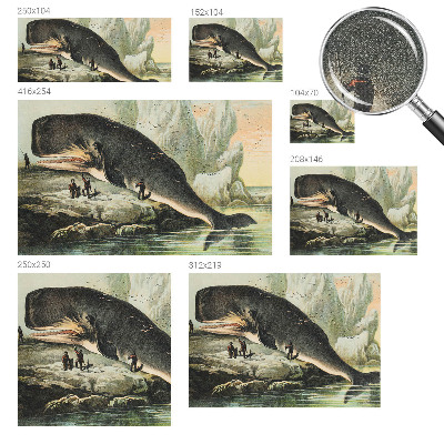 Fotomurale per cameretta Gigantismo marino