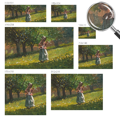 Fotomurale per bambini pomeriggio autunnale