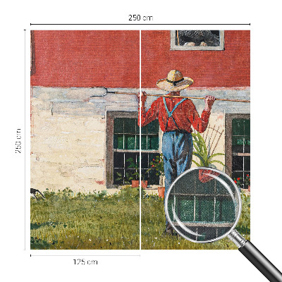 Fotomurale adesivo Scena di villaggio