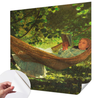 Carta da parati 3D Rilassarsi su un'amaca