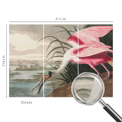 Fotomurale effetto 3D Uccello esotico