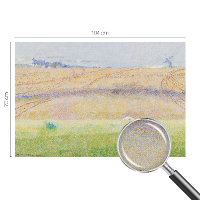 Carta da parati panoramica effetto 3D Campo estivo