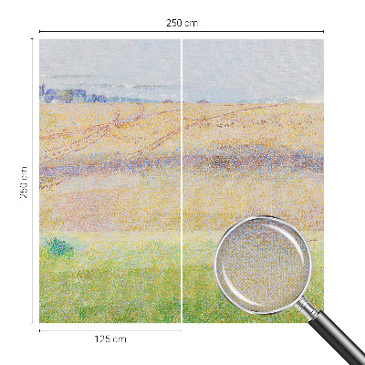 Carta da parati panoramica effetto 3D Campo estivo