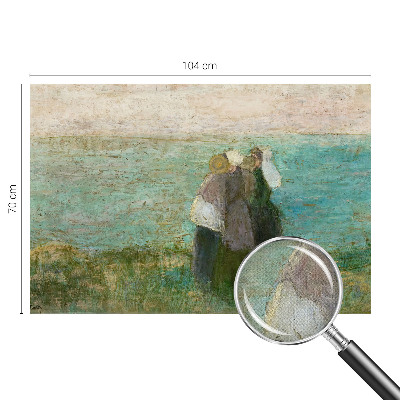 Carta da parati effetto profondità Riflessione sul mare