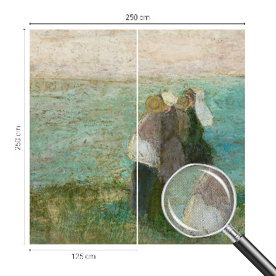 Carta da parati effetto profondità Riflessione sul mare