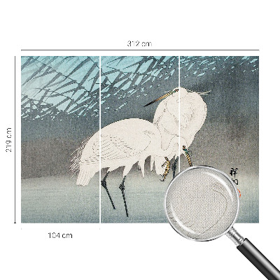 Carta da parati cameretta Uccelli delicati