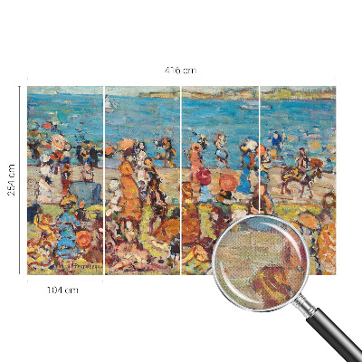 Carta da parati per cameretta Scena sulla spiaggia