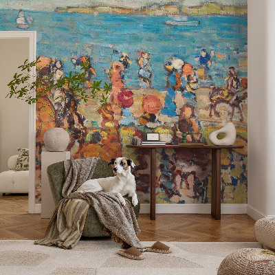 Carta da parati per cameretta Scena sulla spiaggia