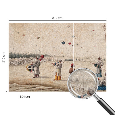 Fotomurale per bambini Aquiloni che volano