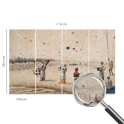 Fotomurale per bambini Aquiloni che volano