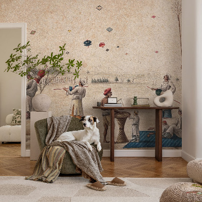 Fotomurale per bambini Aquiloni che volano