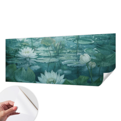 Carta da parati 3D Fiori d'acqua
