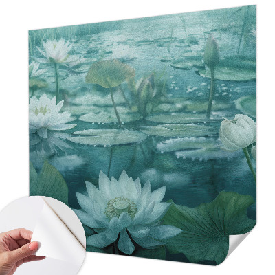 Carta da parati 3D Fiori d'acqua