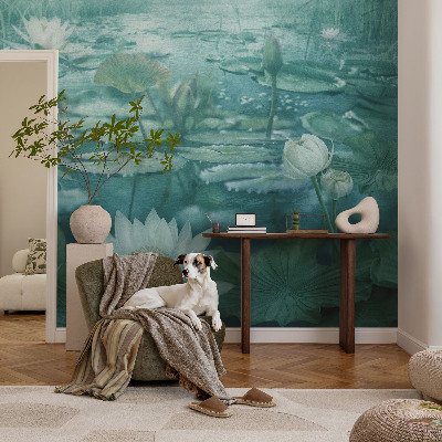 Carta da parati 3D Fiori d'acqua