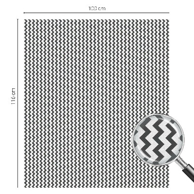 Pellicola decorativa per vetri Motivo a zigzag