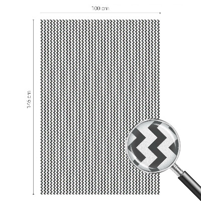 Pellicola decorativa per vetri Motivo a zigzag