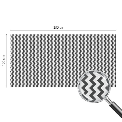 Pellicola decorativa per vetri Motivo a zigzag