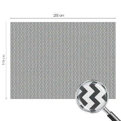 Pellicola decorativa per vetri Motivo a zigzag