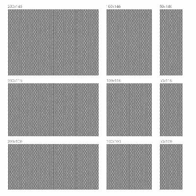 Pellicola decorativa per vetri Motivo a zigzag