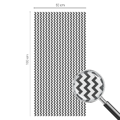 Pellicola decorativa per vetri Motivo a zigzag