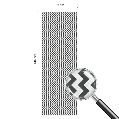 Pellicola decorativa per vetri Motivo a zigzag