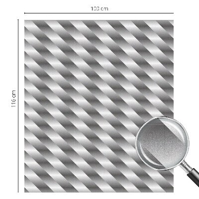 Pellicola per vetri effetto vetrata Strisce geometriche