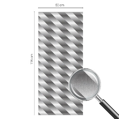 Pellicola per vetri effetto vetrata Strisce geometriche