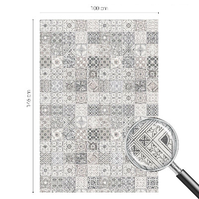 Pellicola adesiva effetto vetrata colorata Motivi piastrellati