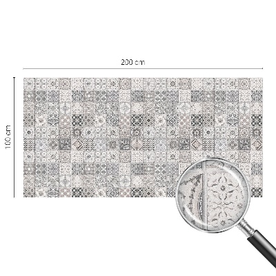 Pellicola adesiva effetto vetrata colorata Motivi piastrellati