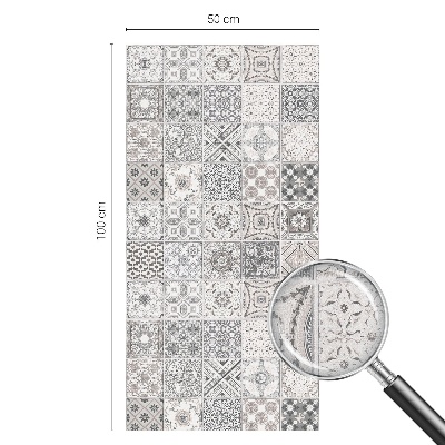 Pellicola adesiva effetto vetrata colorata Motivi piastrellati