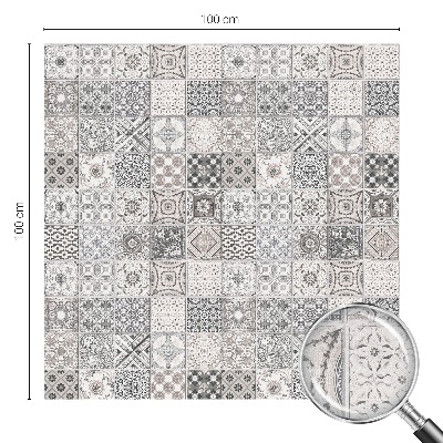 Pellicola adesiva effetto vetrata colorata Motivi piastrellati