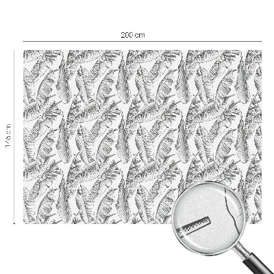 Pellicola per vetri privacy Foglie tropicali