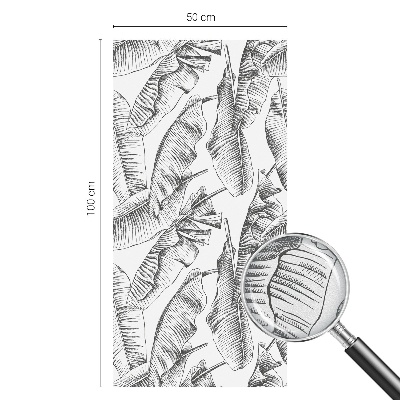 Pellicola per vetri privacy Foglie tropicali