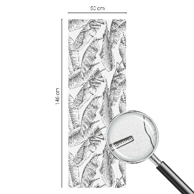 Pellicola per vetri privacy Foglie tropicali